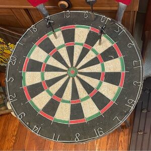 Vintage dart board